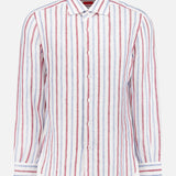 Linen Summer Stripes Long Sleeve Shirt (14657512276331)