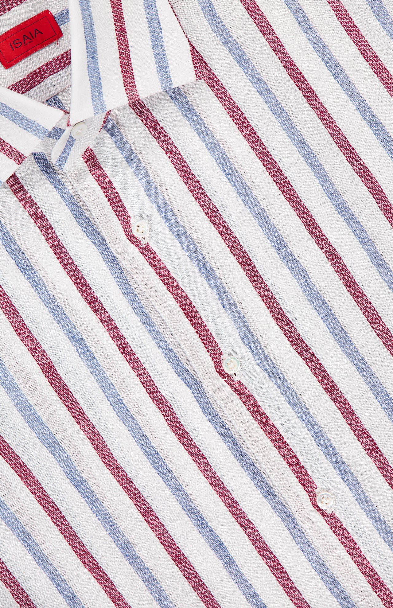 Linen Summer Stripes Long Sleeve Shirt (14657512276331)