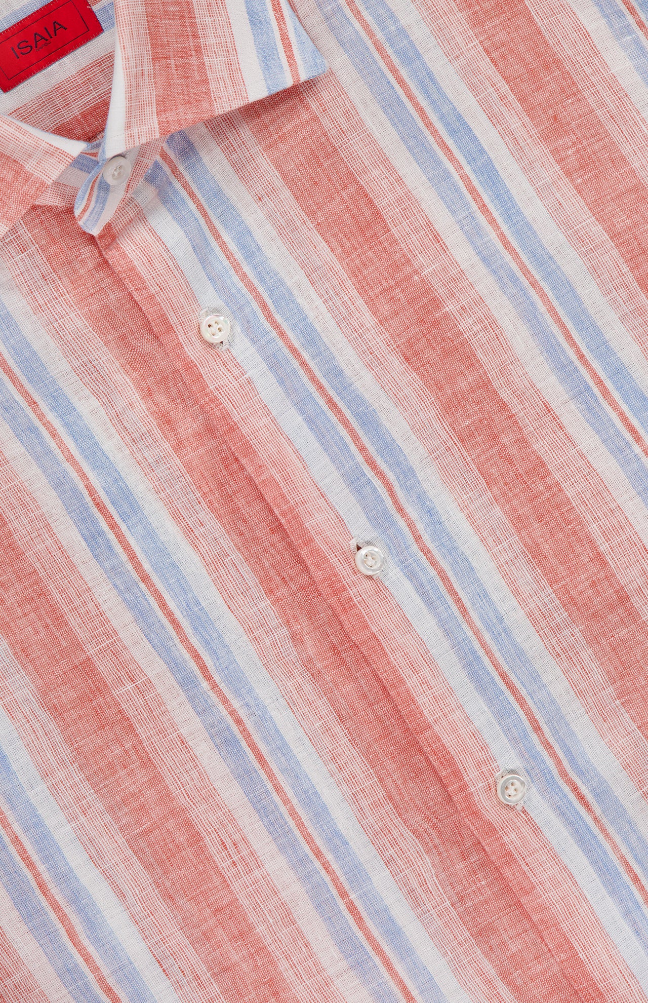 Linen Summer Stripes Long Sleeve Shirt (14657512309099)