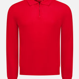 Long Sleeve Half Zip Polo (7448808947827)