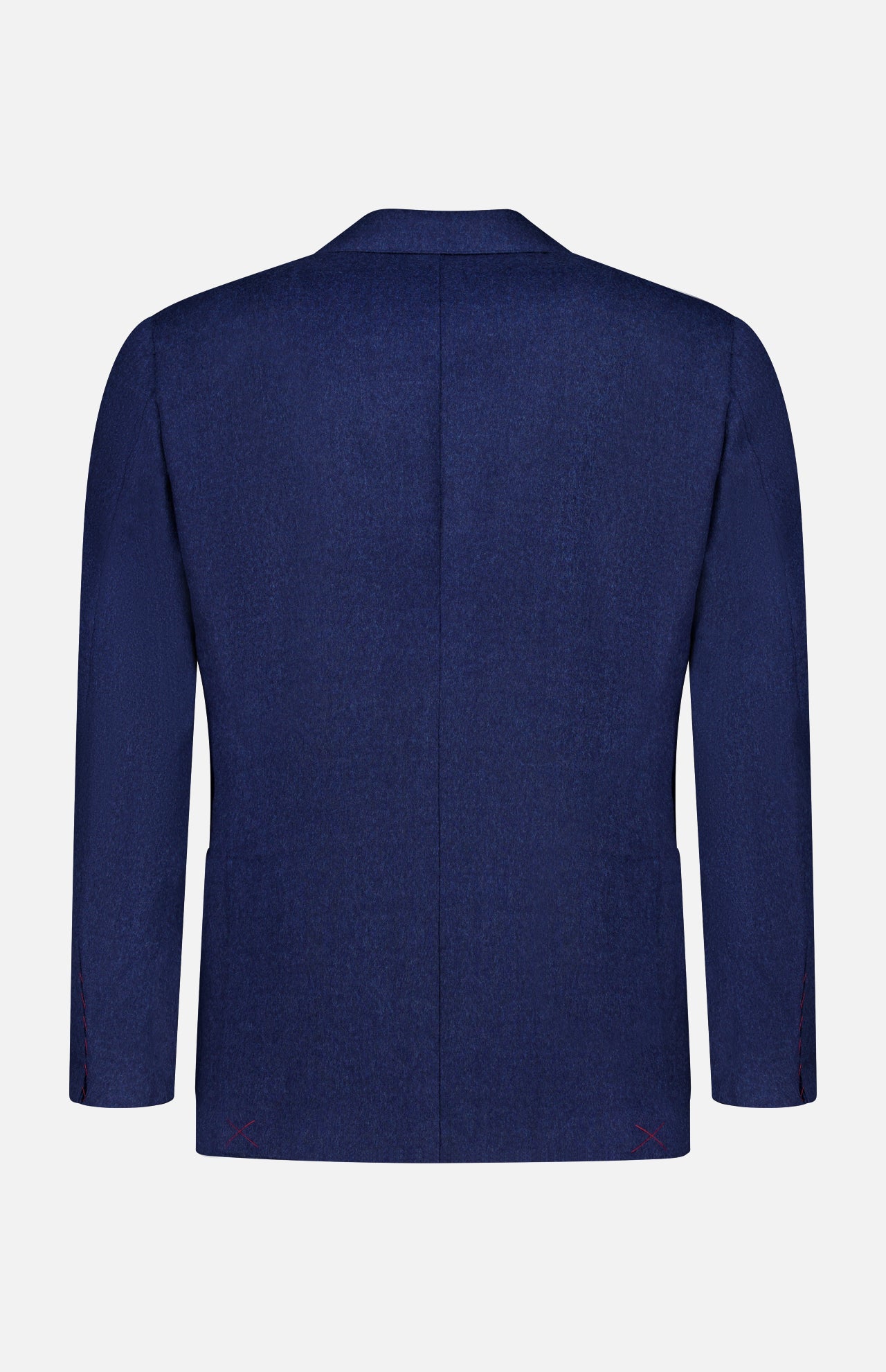 The Australian Merinos Double Face Sportcoat by ISAIA is displayed from the back against a white background, highlighting its expertly crafted Italian design with long sleeves, a single center seam, and a classic tailored fit.