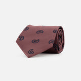 Paisley Print Silk Tie