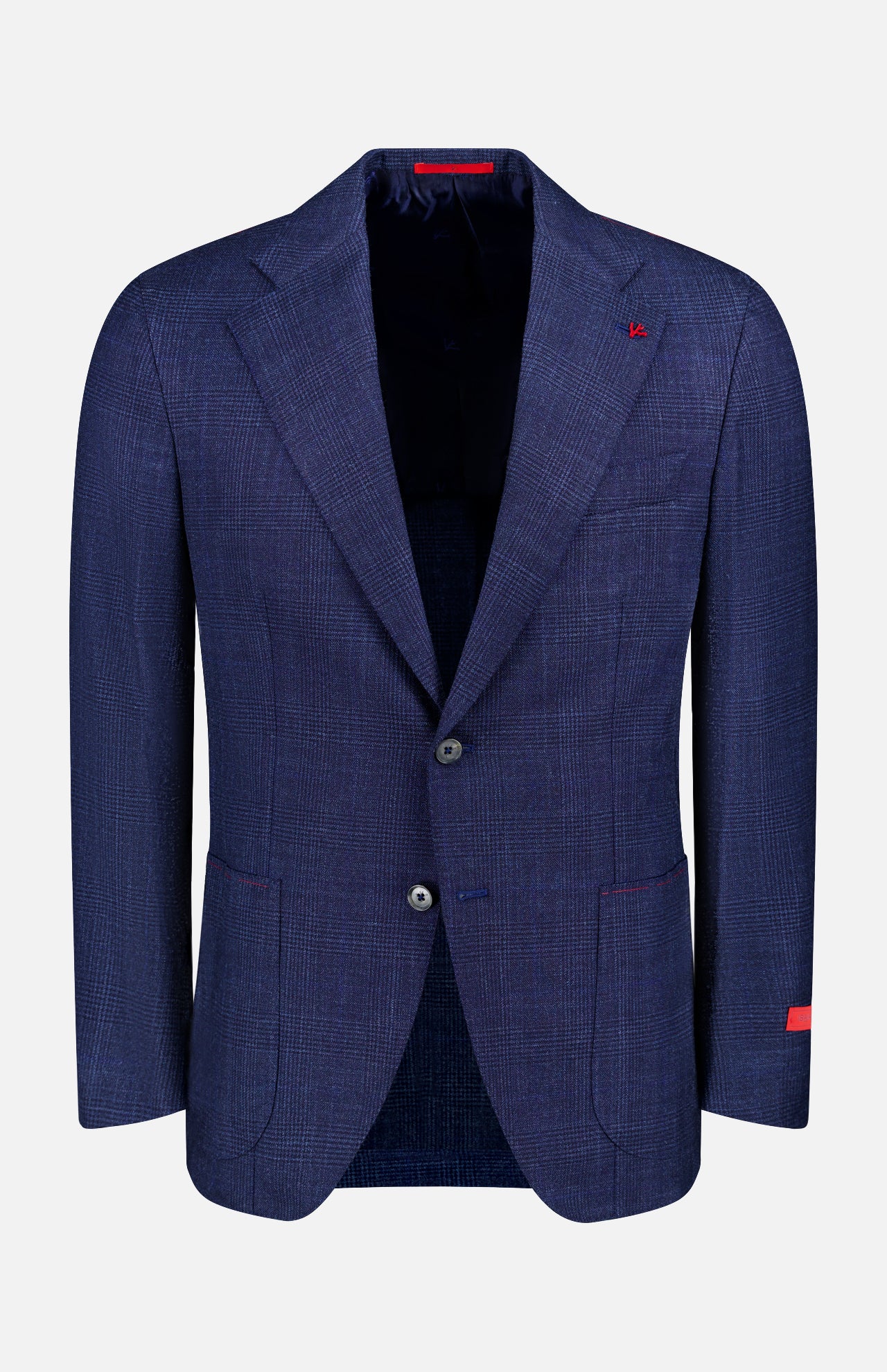 Silky Wool Tonal Plaid Suit (14693707317611)
