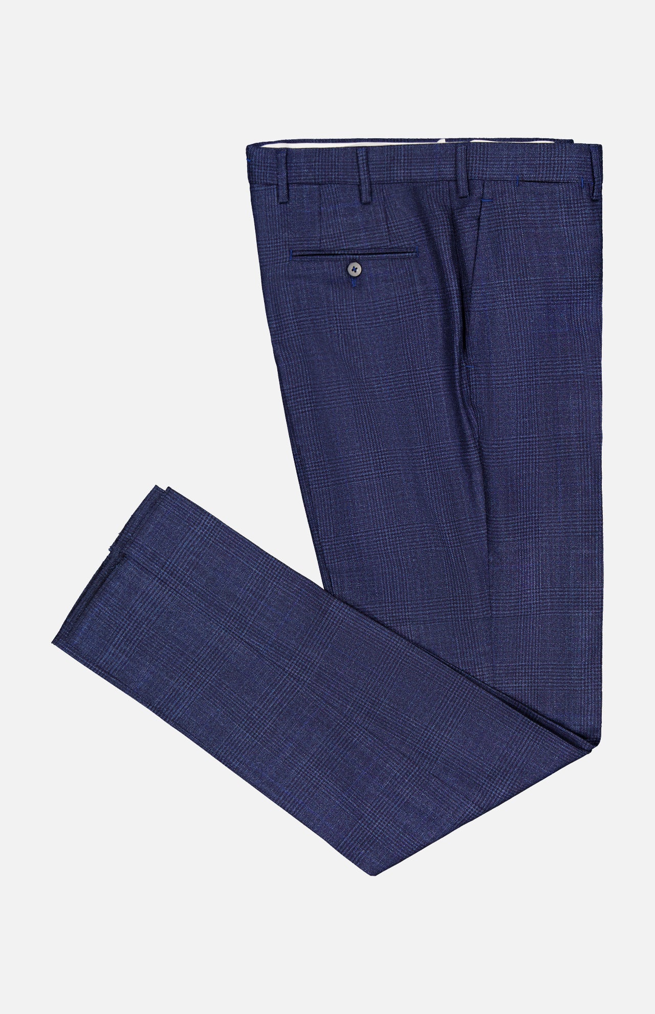Silky Wool Tonal Plaid Suit (14693707317611)