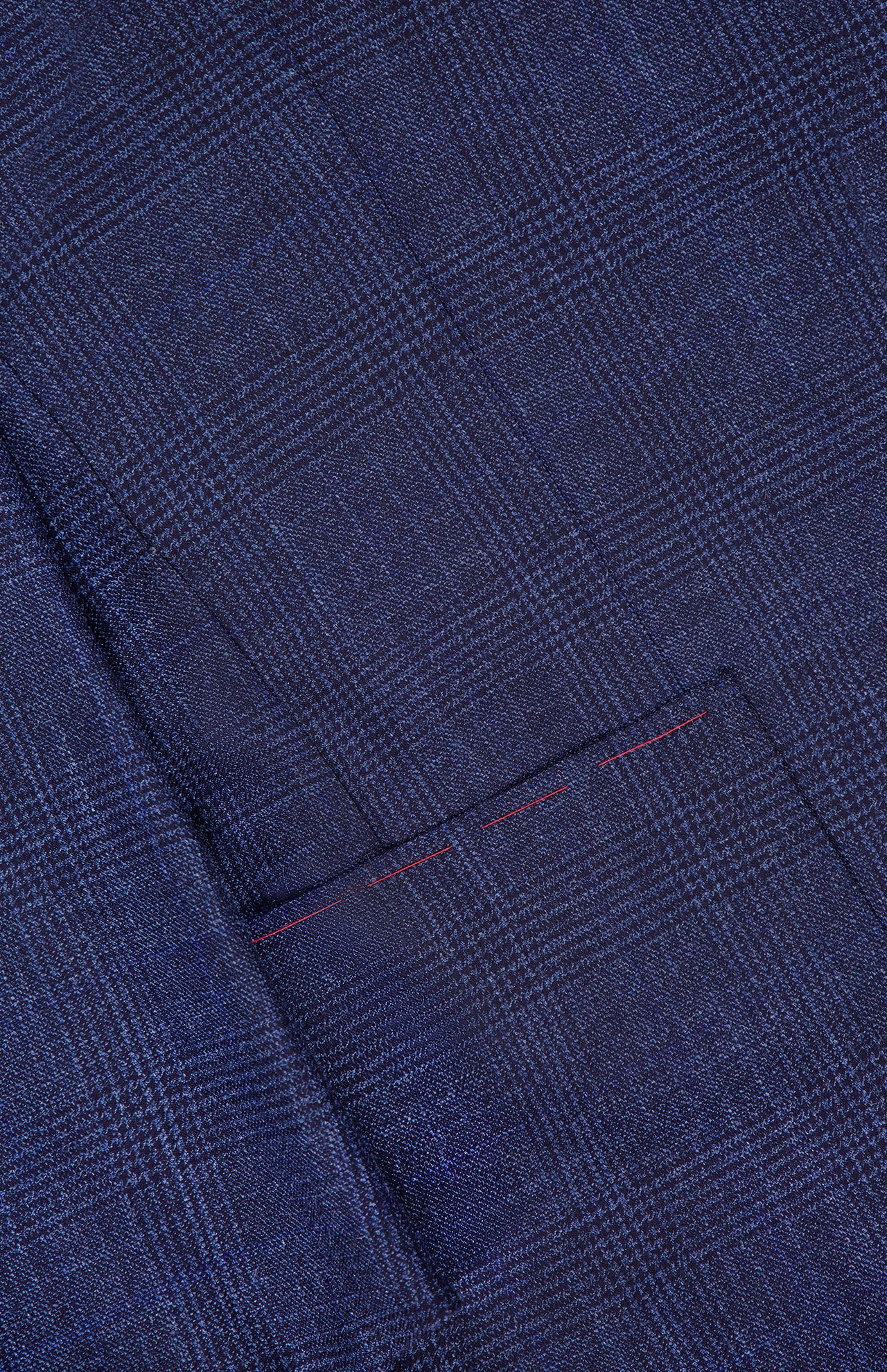 Silky Wool Tonal Plaid Suit (14693707317611)
