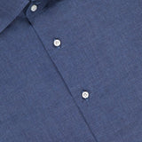 Solid Cotton Melange Dress Shirt (14693707055467)