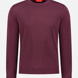 Solid Silk Crew Neck Sweater (14693732024683)
