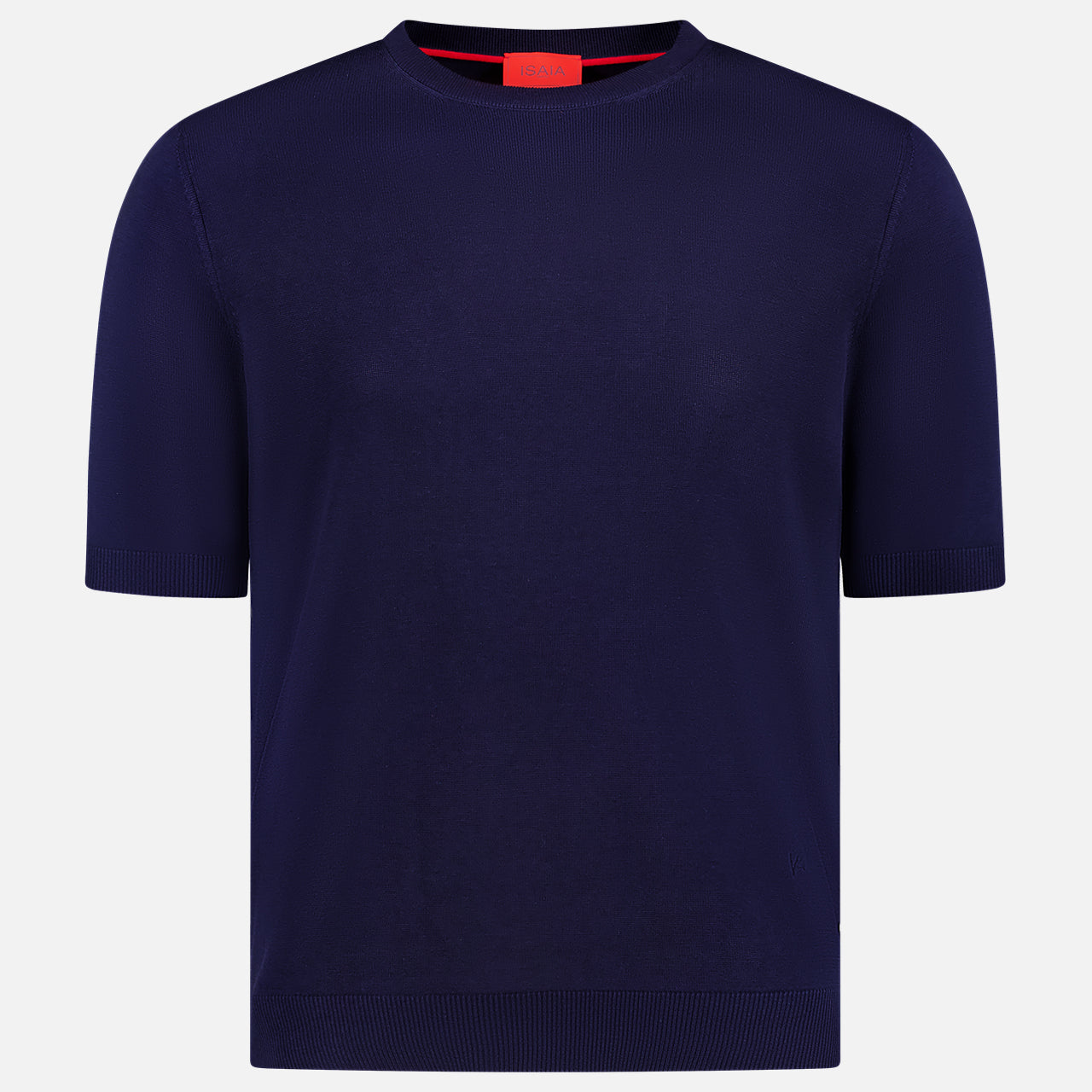 Solid Silk Knit Tee (7760790683763)