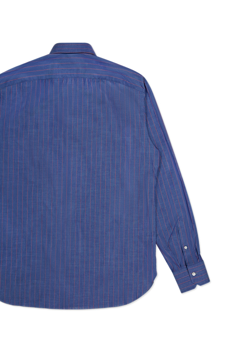 Striped Chambray Shirt (7363656384627)