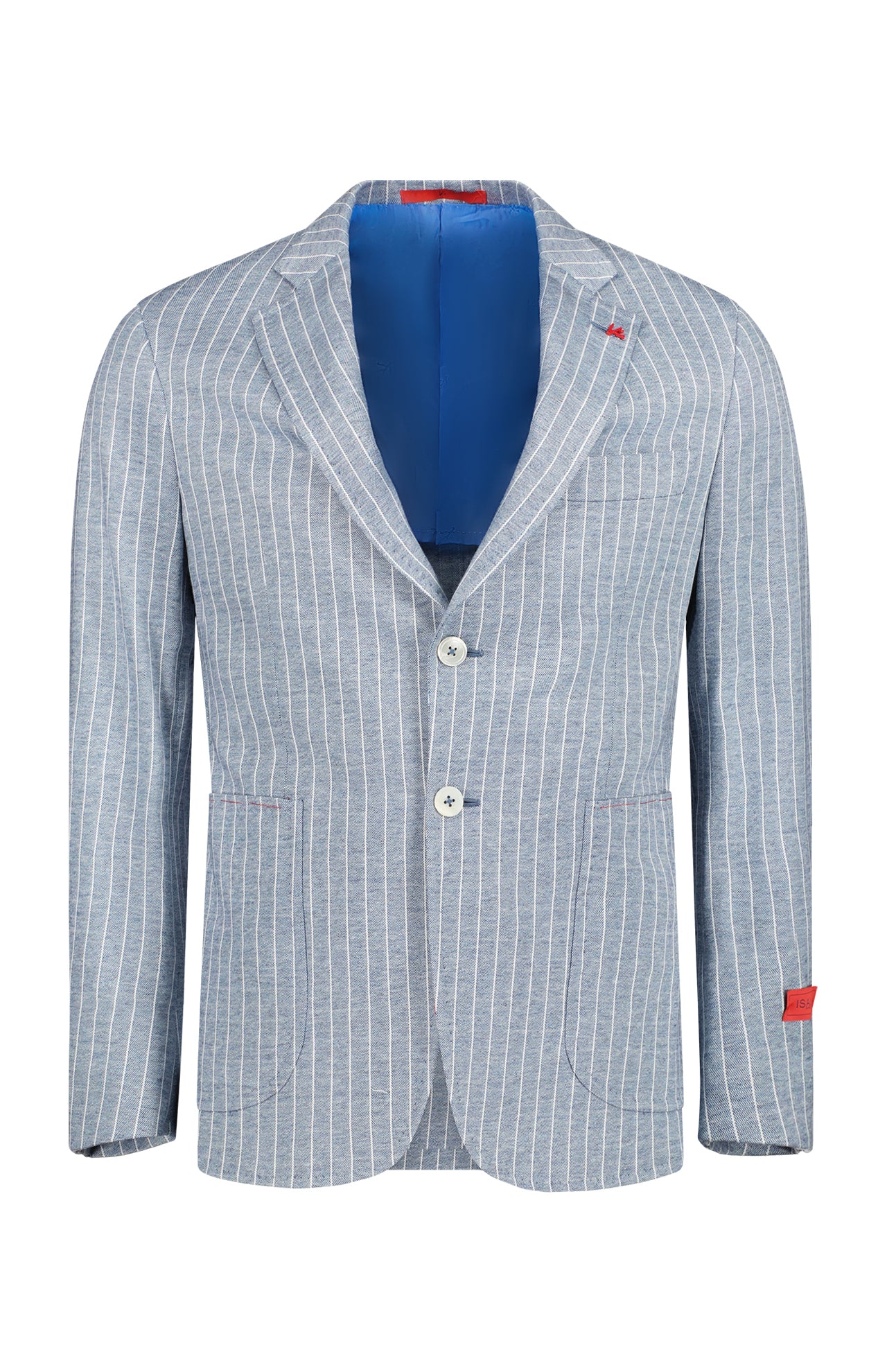Striped Cotton Linen Jersey Sportcoat (7363656056947)