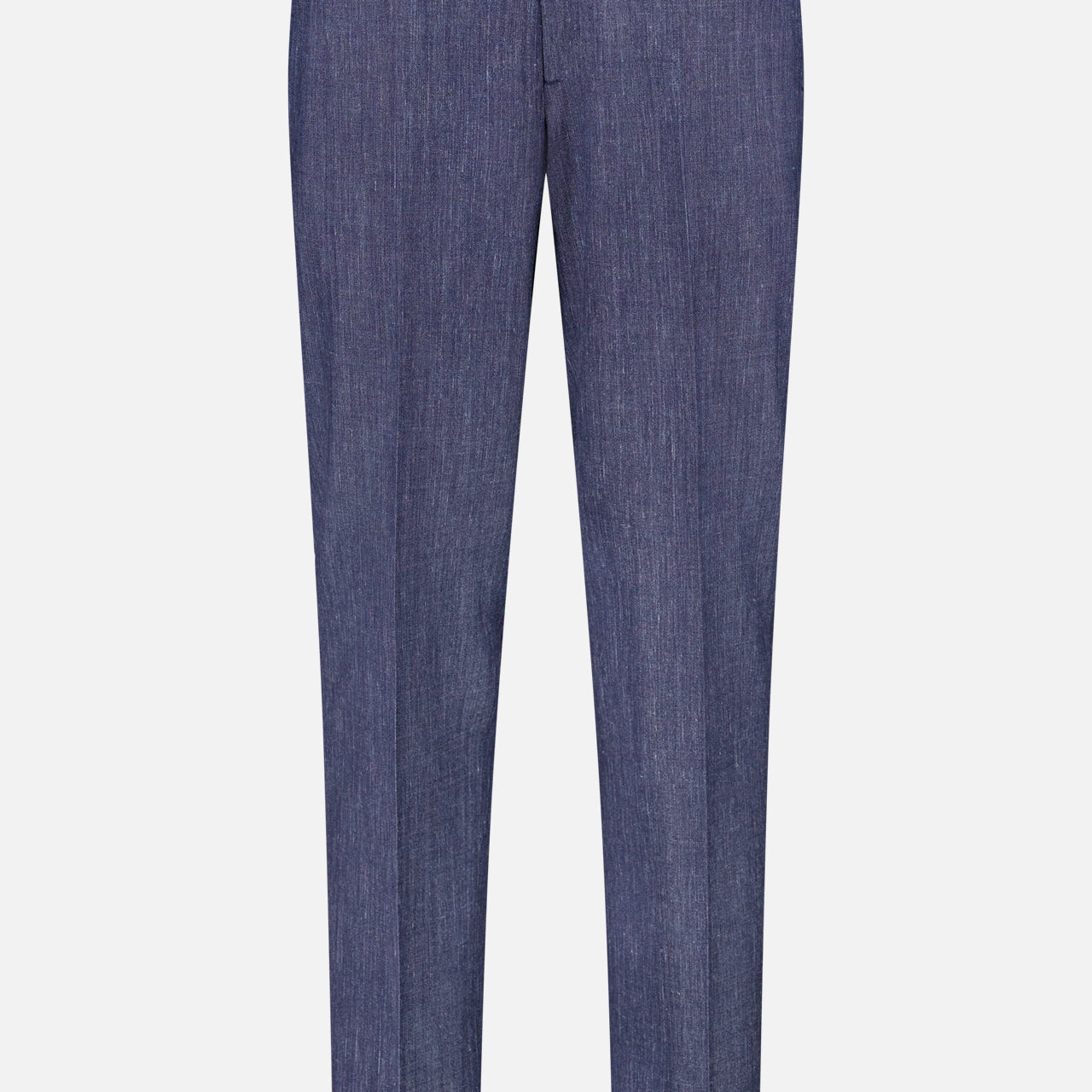 The ISAIA Summertime Denim Effect Trouser Pant is crafted from denim-effect fabric and features adjustable side tabs for a comfortable fit.