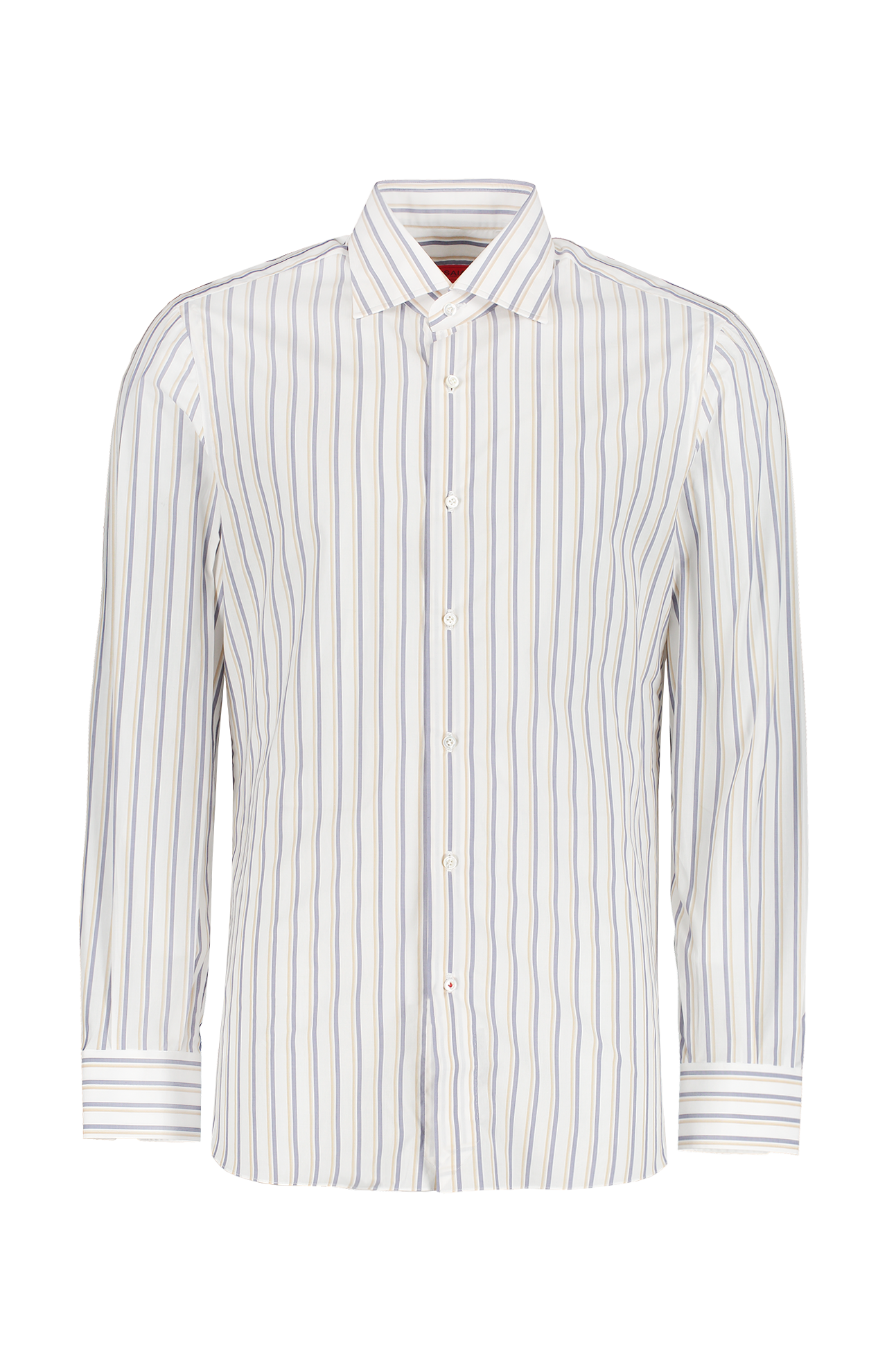Isaia Men's Vertical Stripes Shirt | A.K. Rikk's