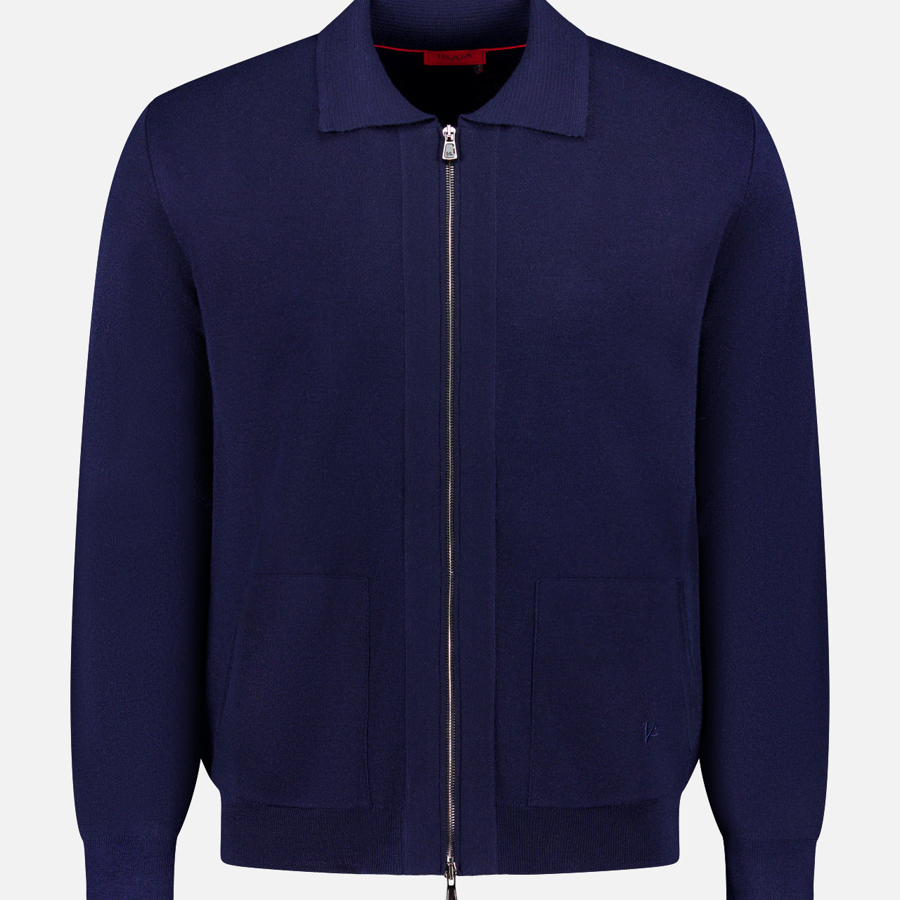 Wool Cashsilk Full Zip Sweater (14738700927339)