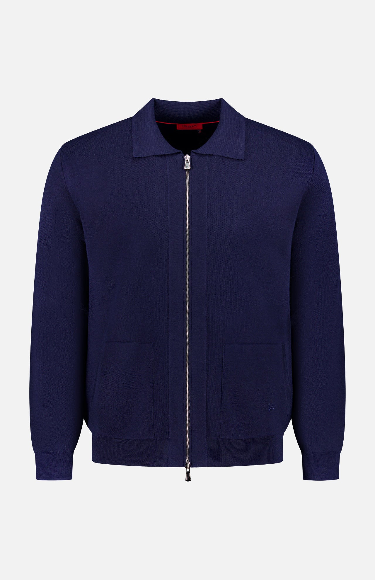Wool Cashsilk Full Zip Sweater (14738700927339)