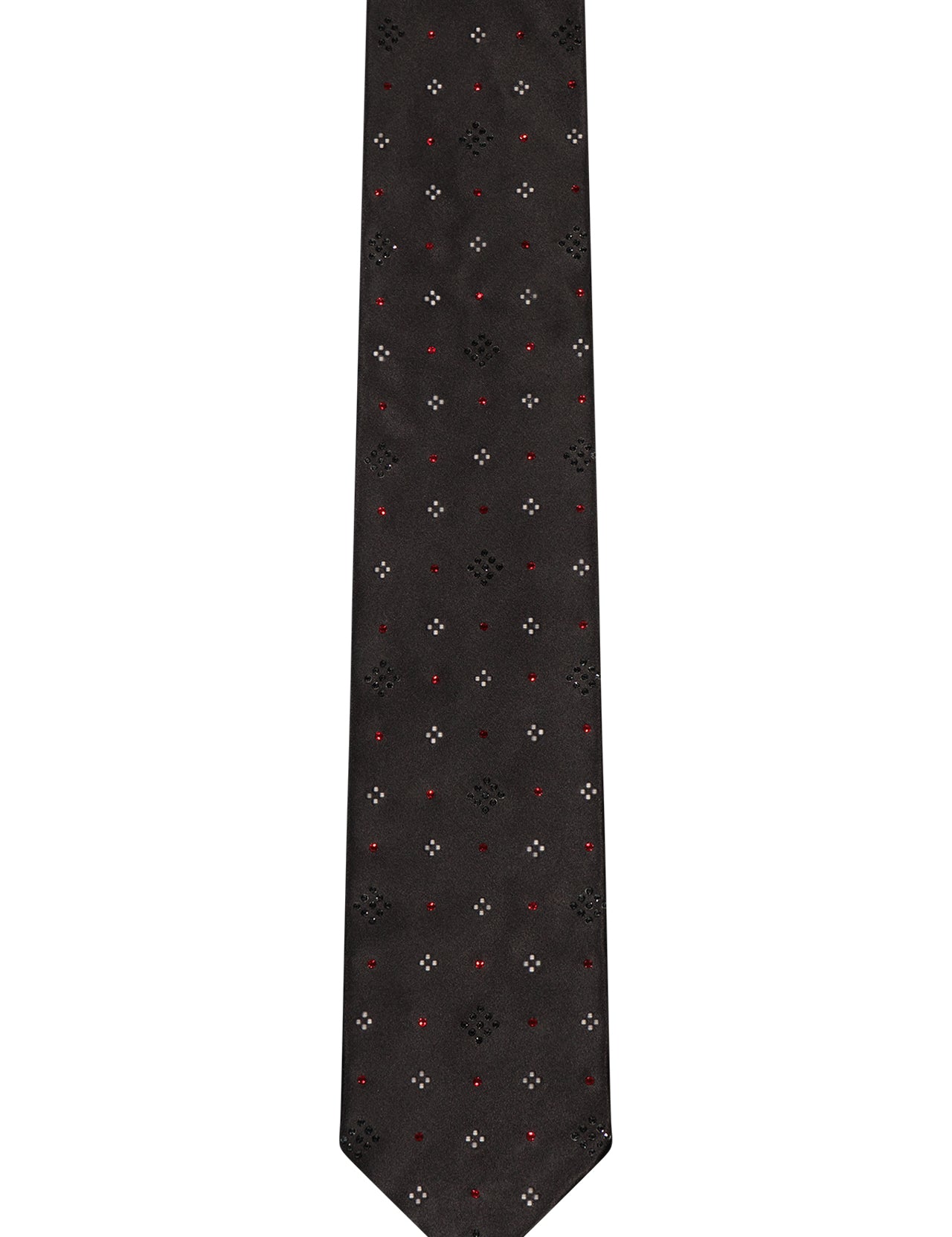 A luxury pocket square by ITALO FERRETTI, embellished with Swarovski crystals and crafted in Italy for an elegant, sparkling finish.