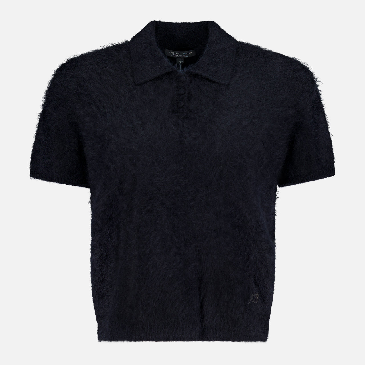 RAG & BONEJada Brushed Cashmere Short Sleeve PoloA.K. Rikk's