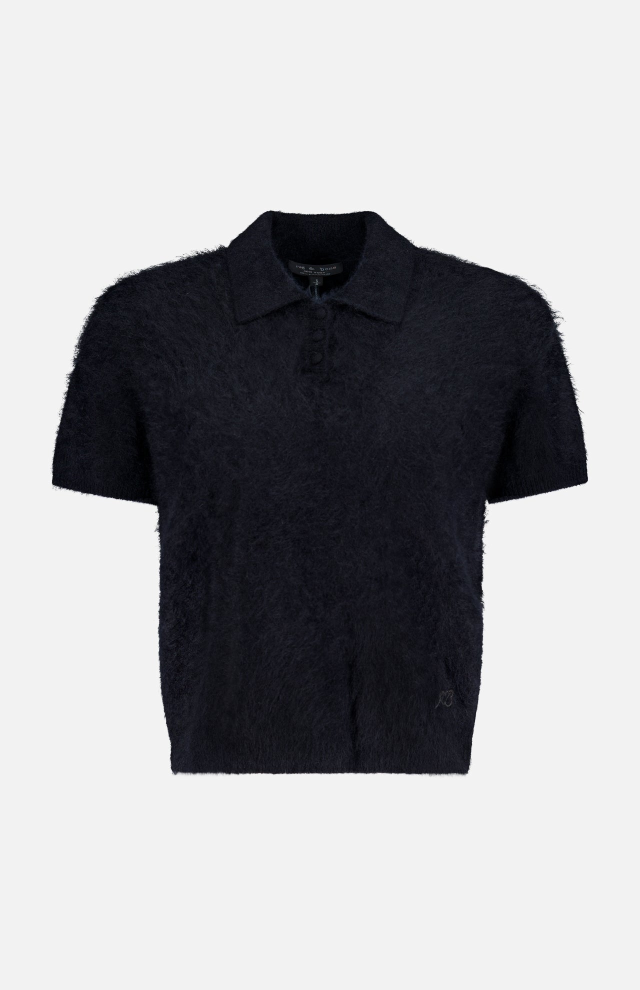 RAG & BONEJada Brushed Cashmere Short Sleeve PoloA.K. Rikk's