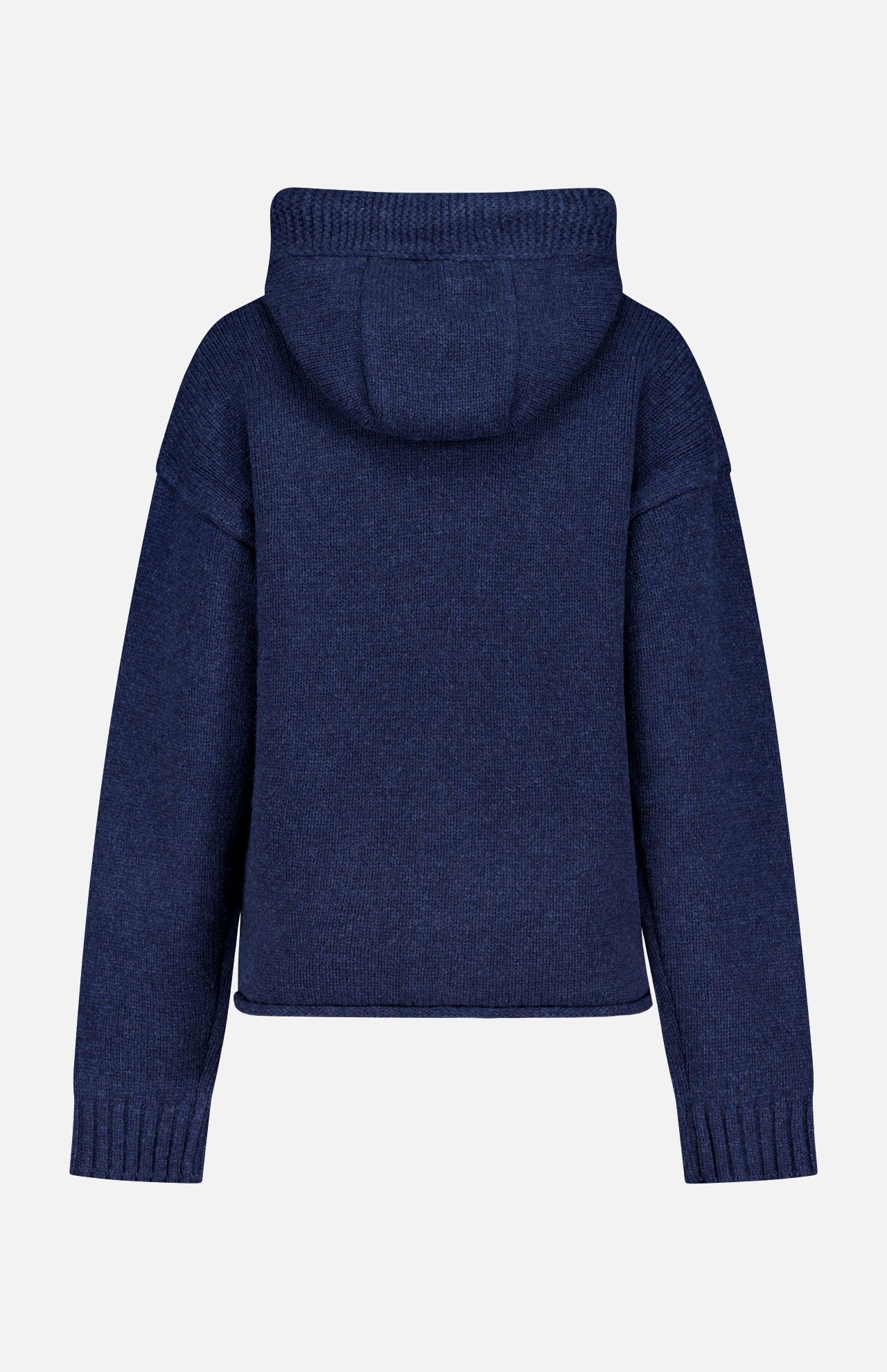Anchor Embroidery Zipped Hoodie Sweater (14687242813803)