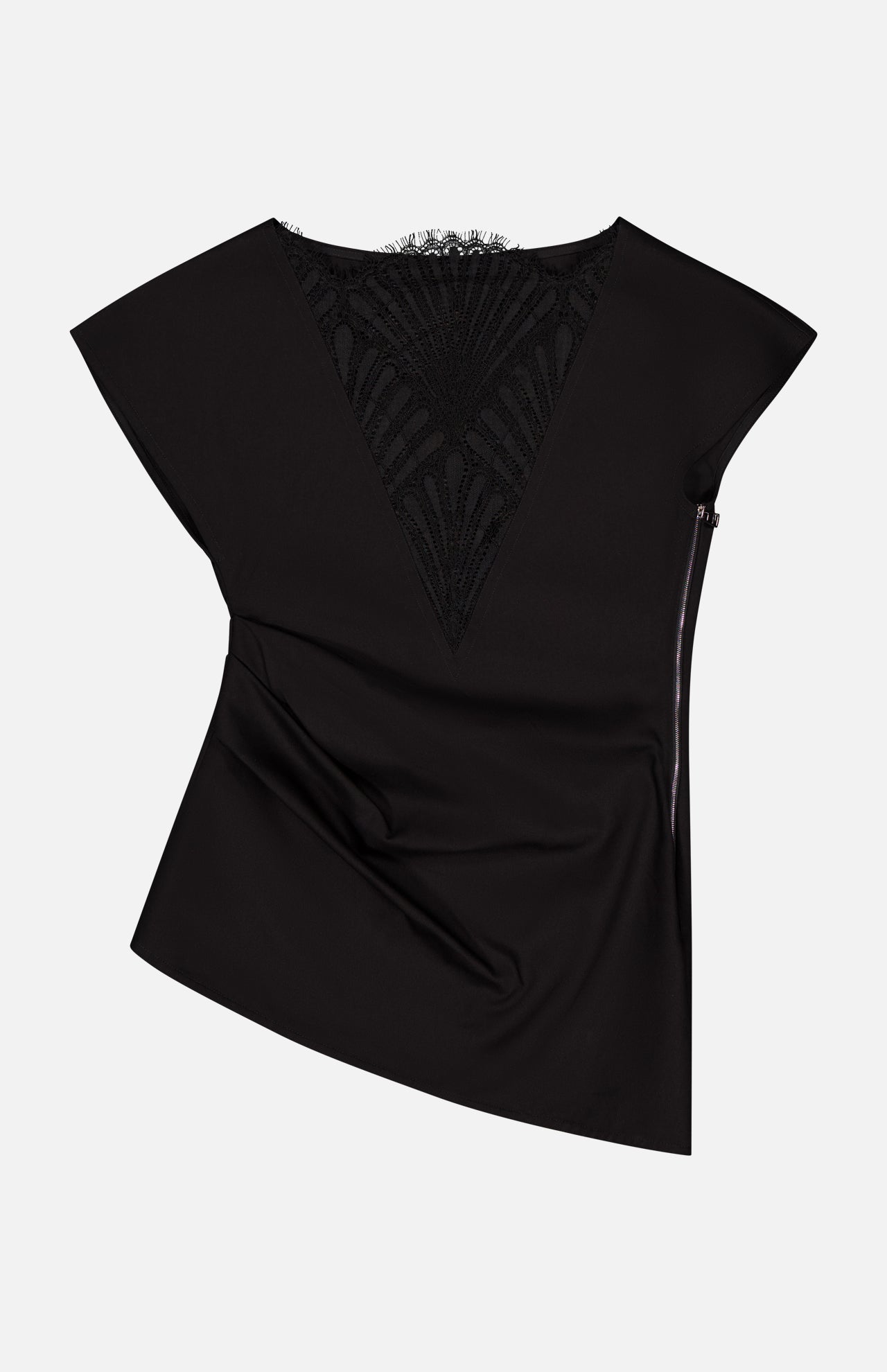 Asymmetric Draped Top (14669119422827)