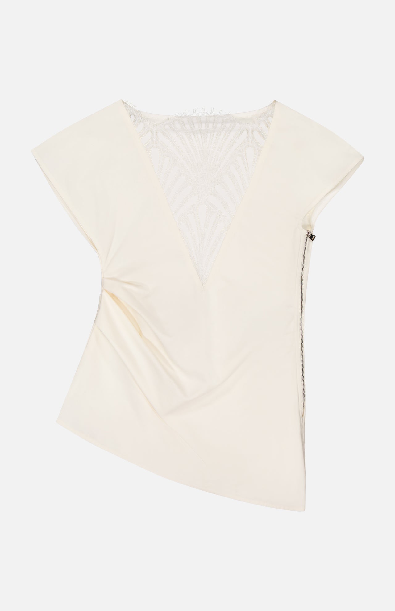 Asymmetric Draped Top (14669119357291)