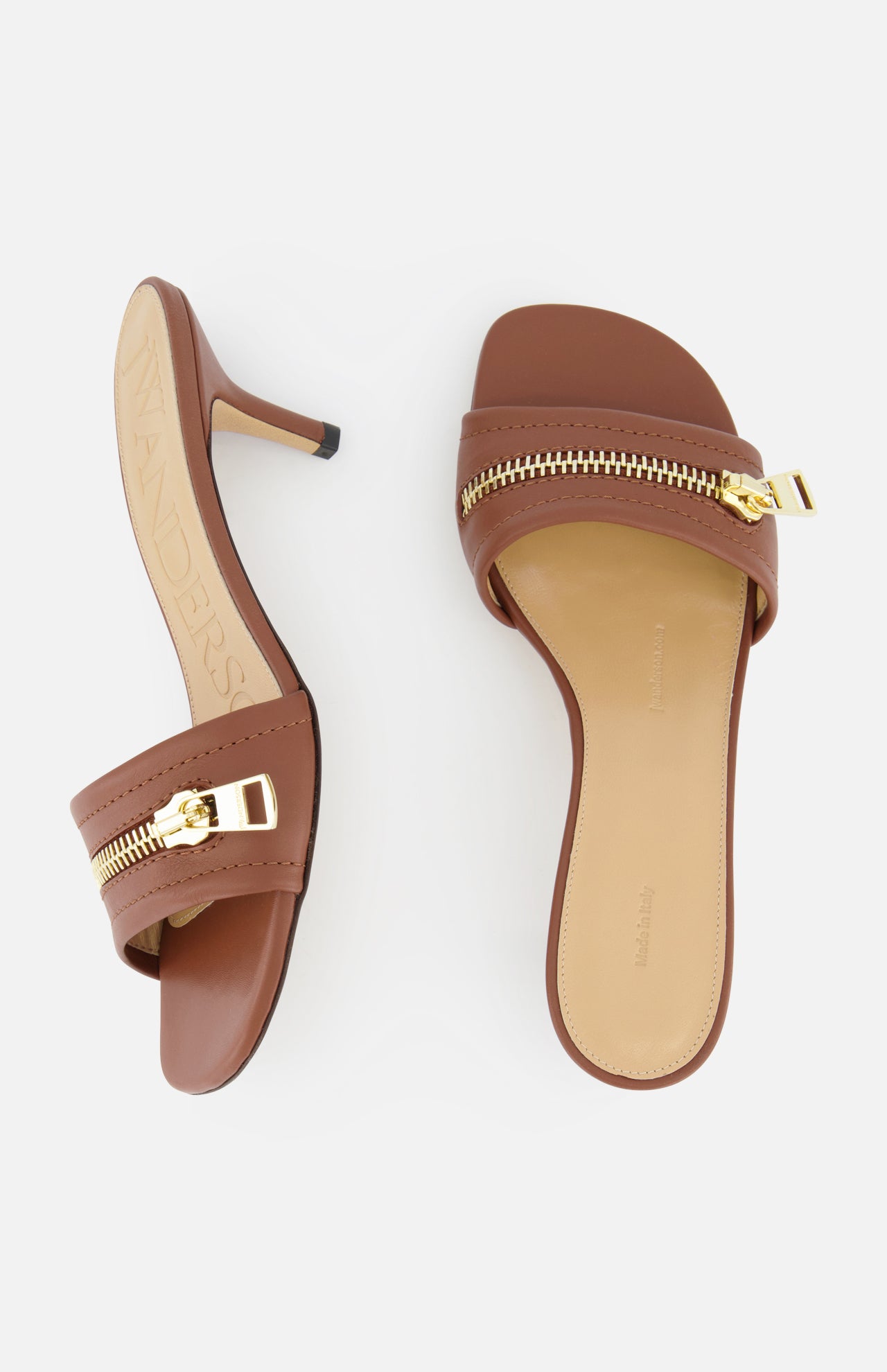 Biker Heel Zipper Sandal (14673295999339)