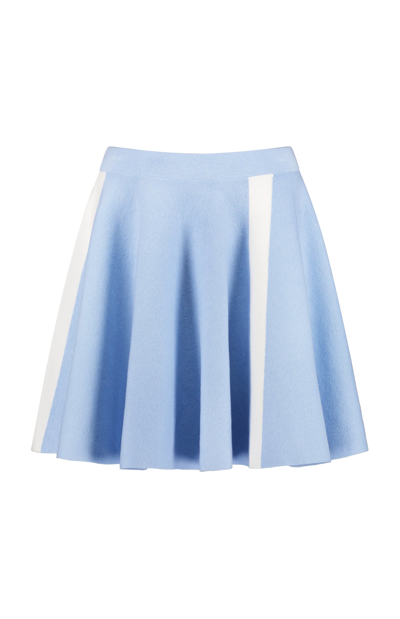 Contrast A Line Mini Skirt