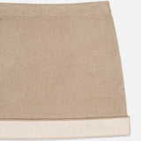 Contrast Hem Chenille Skirt (7647696060531)