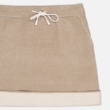 Contrast Hem Chenille Skirt (7647696060531)