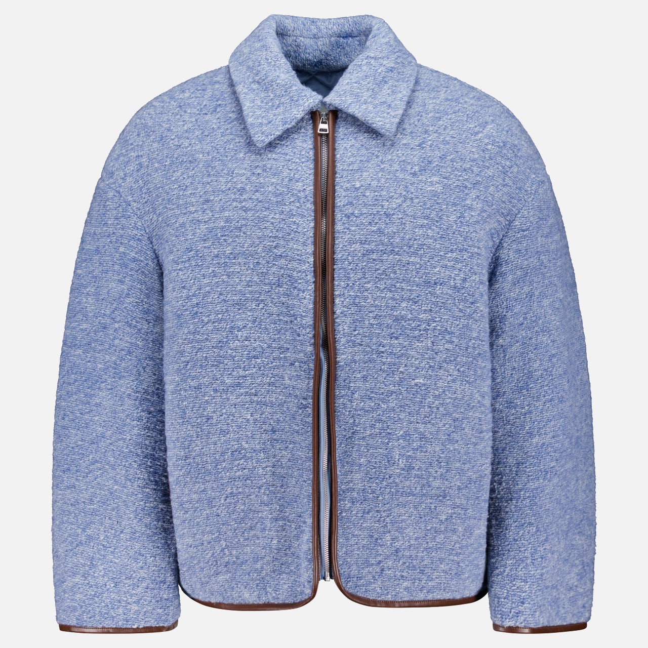 Contrast Trim Casual Jacket (14695722516843)