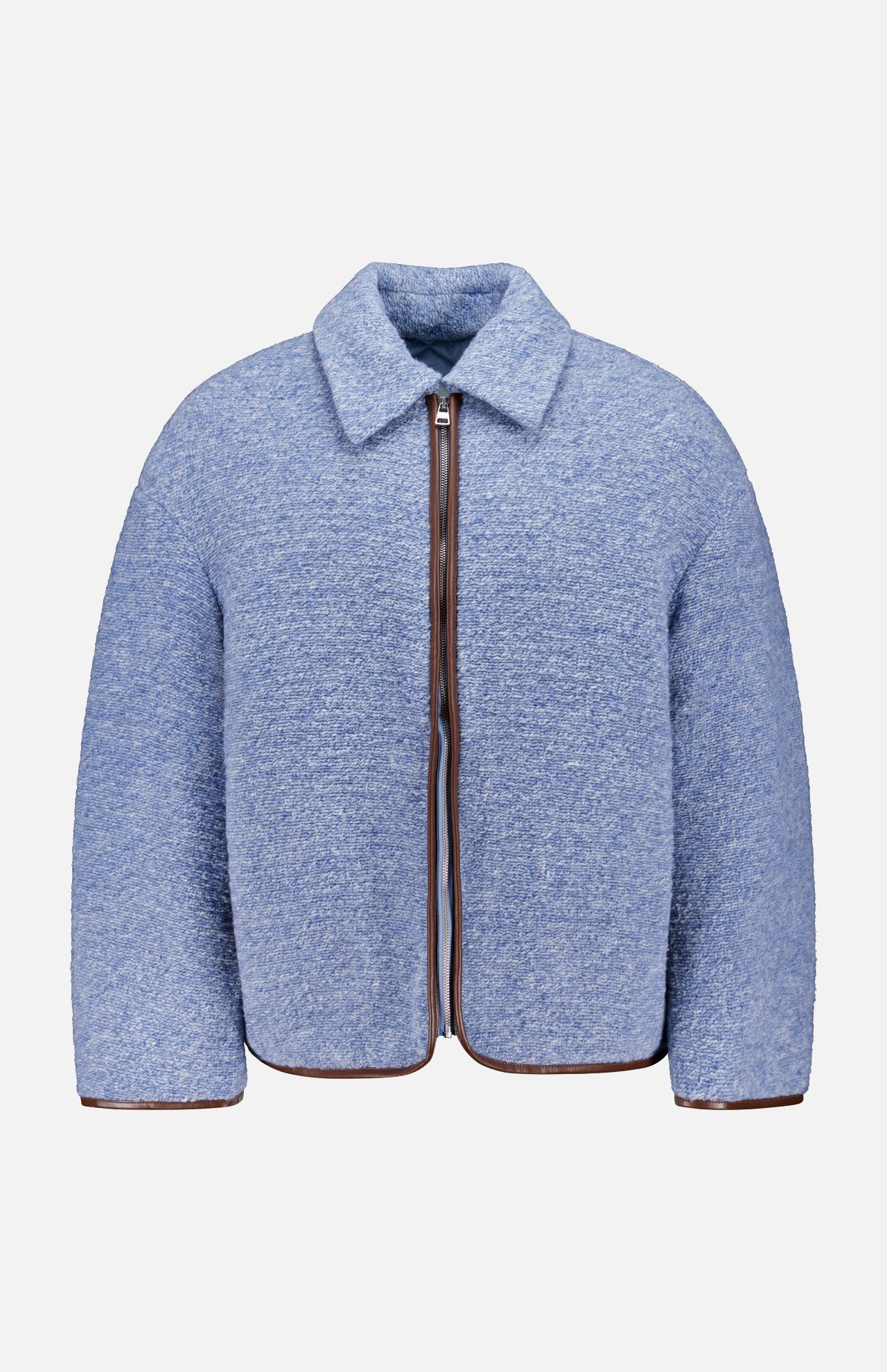 Contrast Trim Casual Jacket (14695722516843)