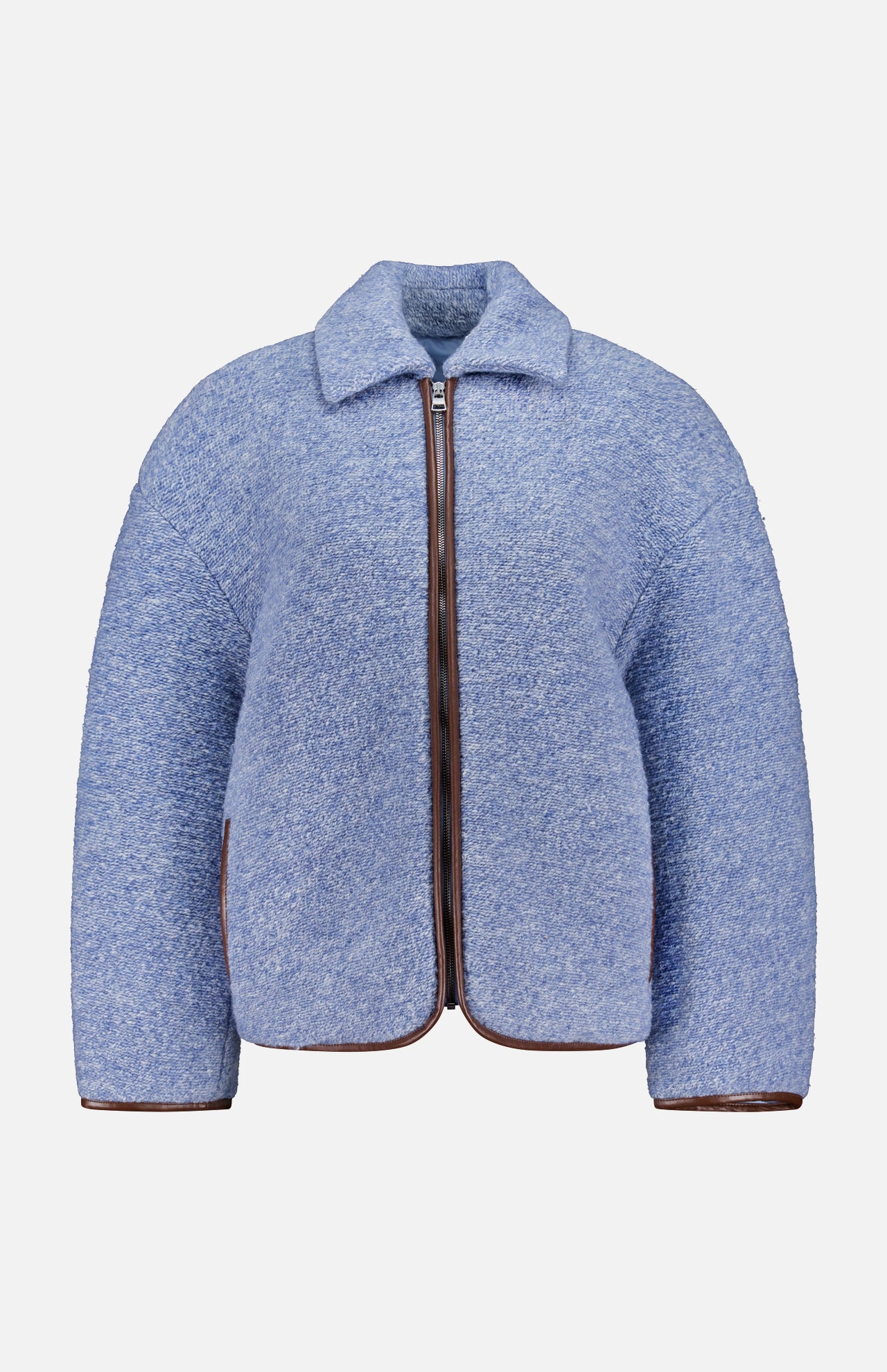 Contrast Trim Casual Jacket (14687242682731)