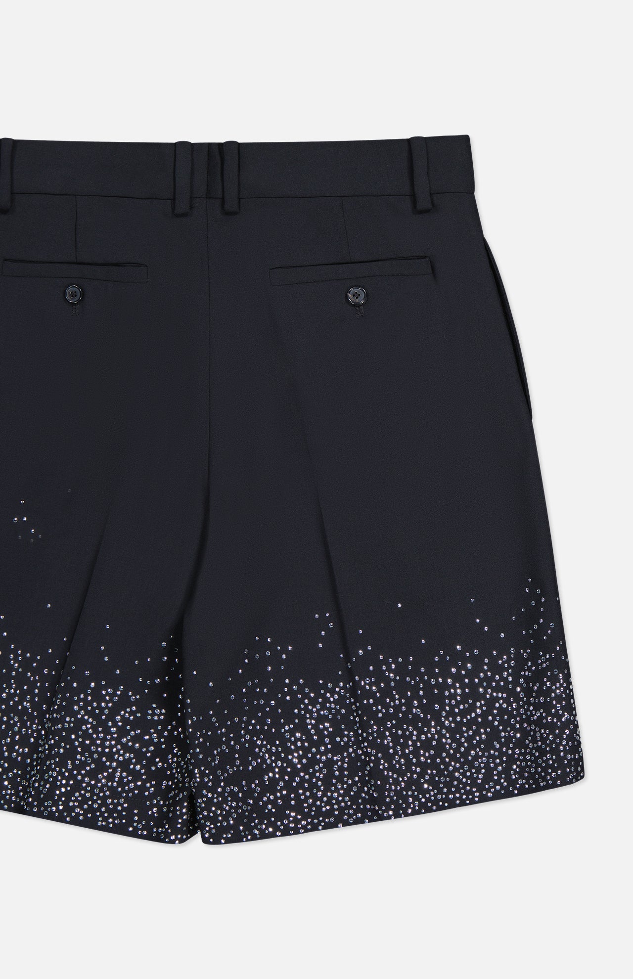Crystal Hem Tailored Shorts (7399202685043)