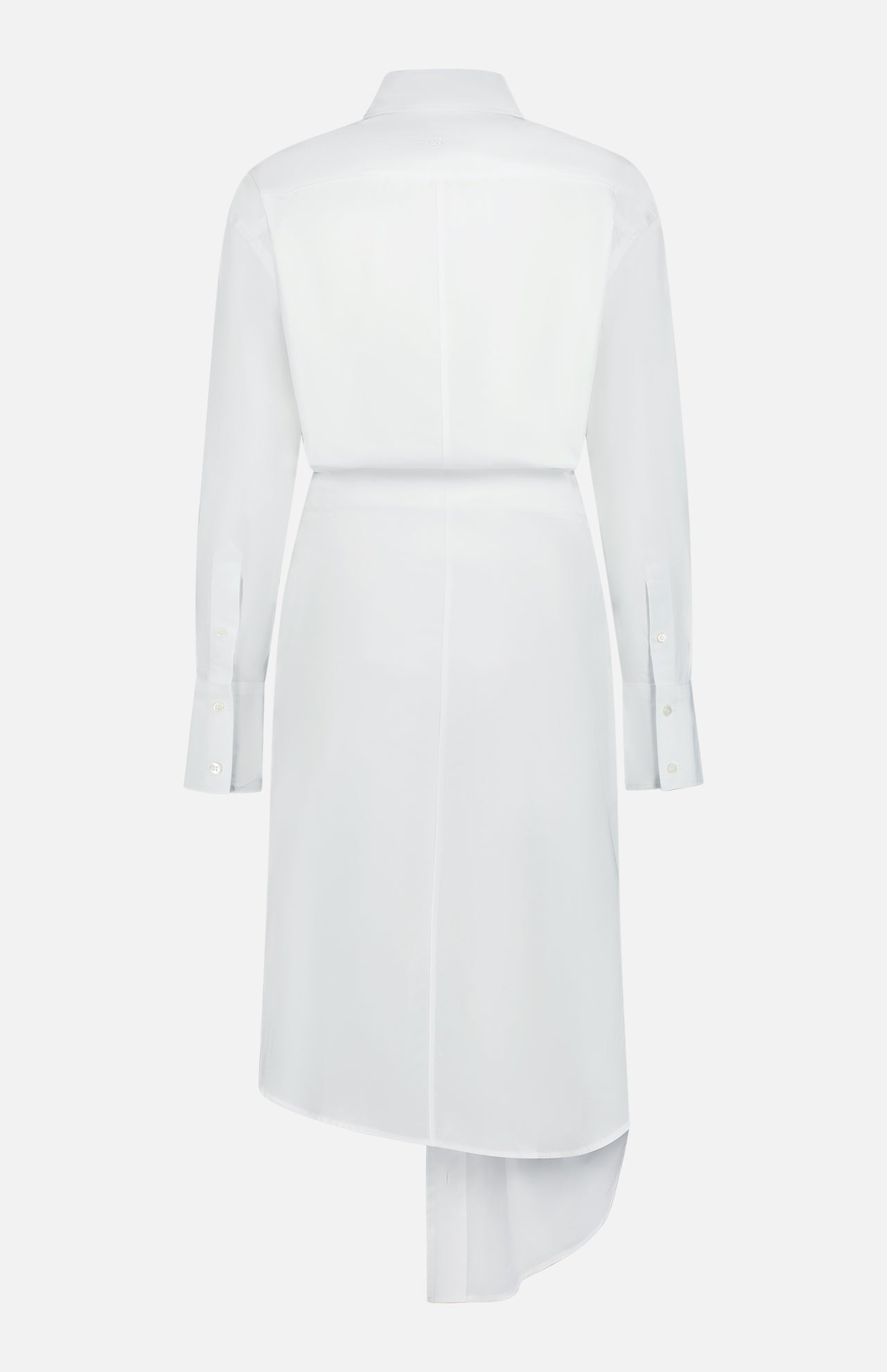 Front Knot Hybrid Shirt Dress