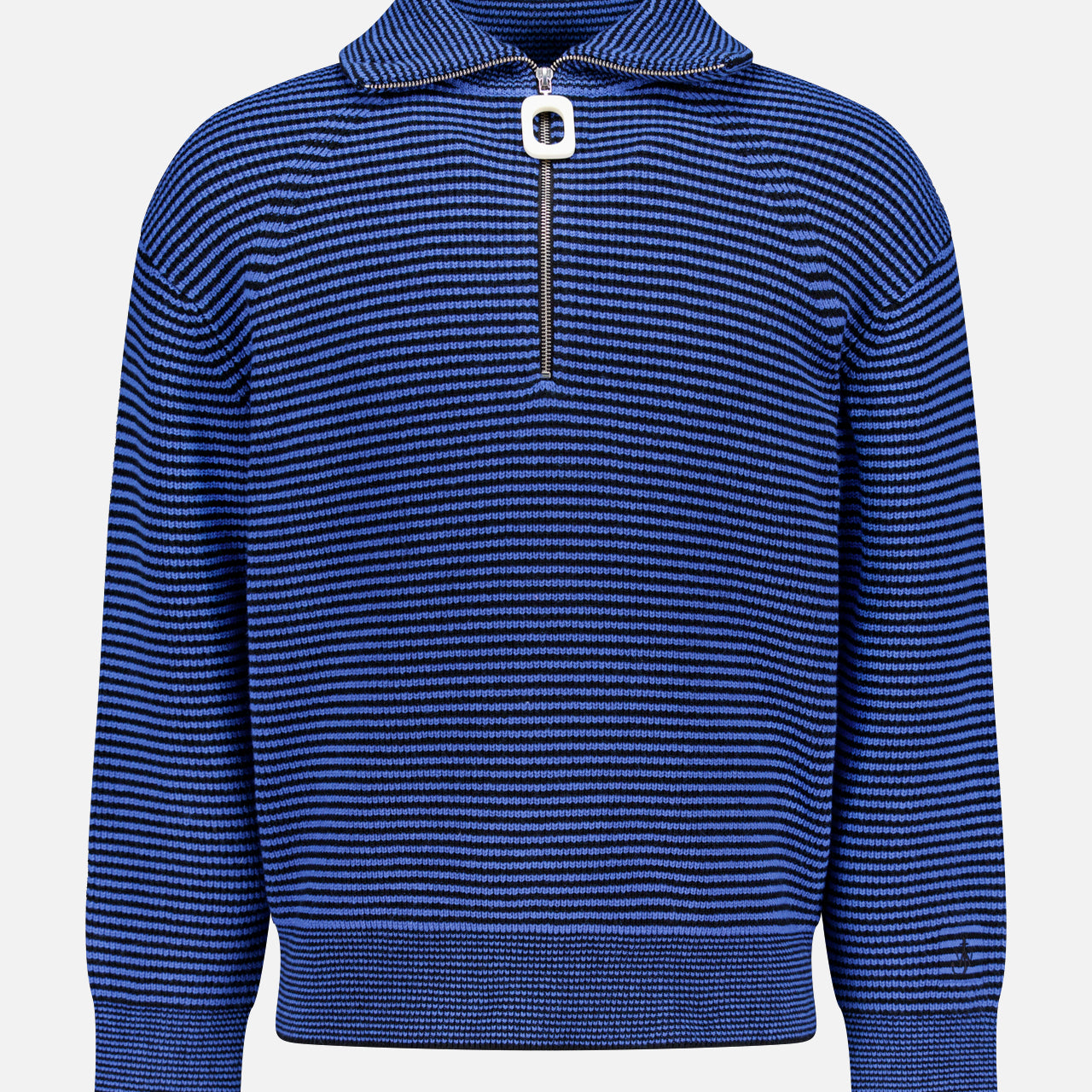Half Zip Striped Sweater (14695722484075)
