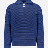 Half Zip Striped Sweater (14695722484075)