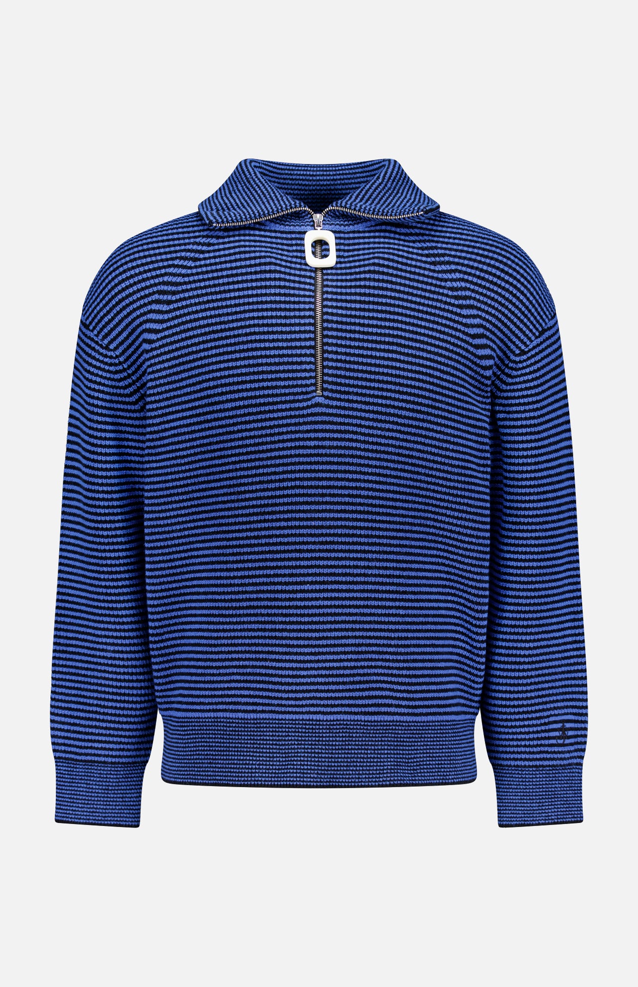 Half Zip Striped Sweater (14695722484075)