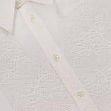 Oversized Lace Appliqué Shirt (14622007329131)