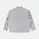 Printed Rugby Polo Sweatshirt (14695722582379)