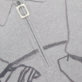 Printed Rugby Polo Sweatshirt (14695722582379)