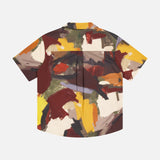 Short Sleeve Abstract Printed Shirt (14622007296363)