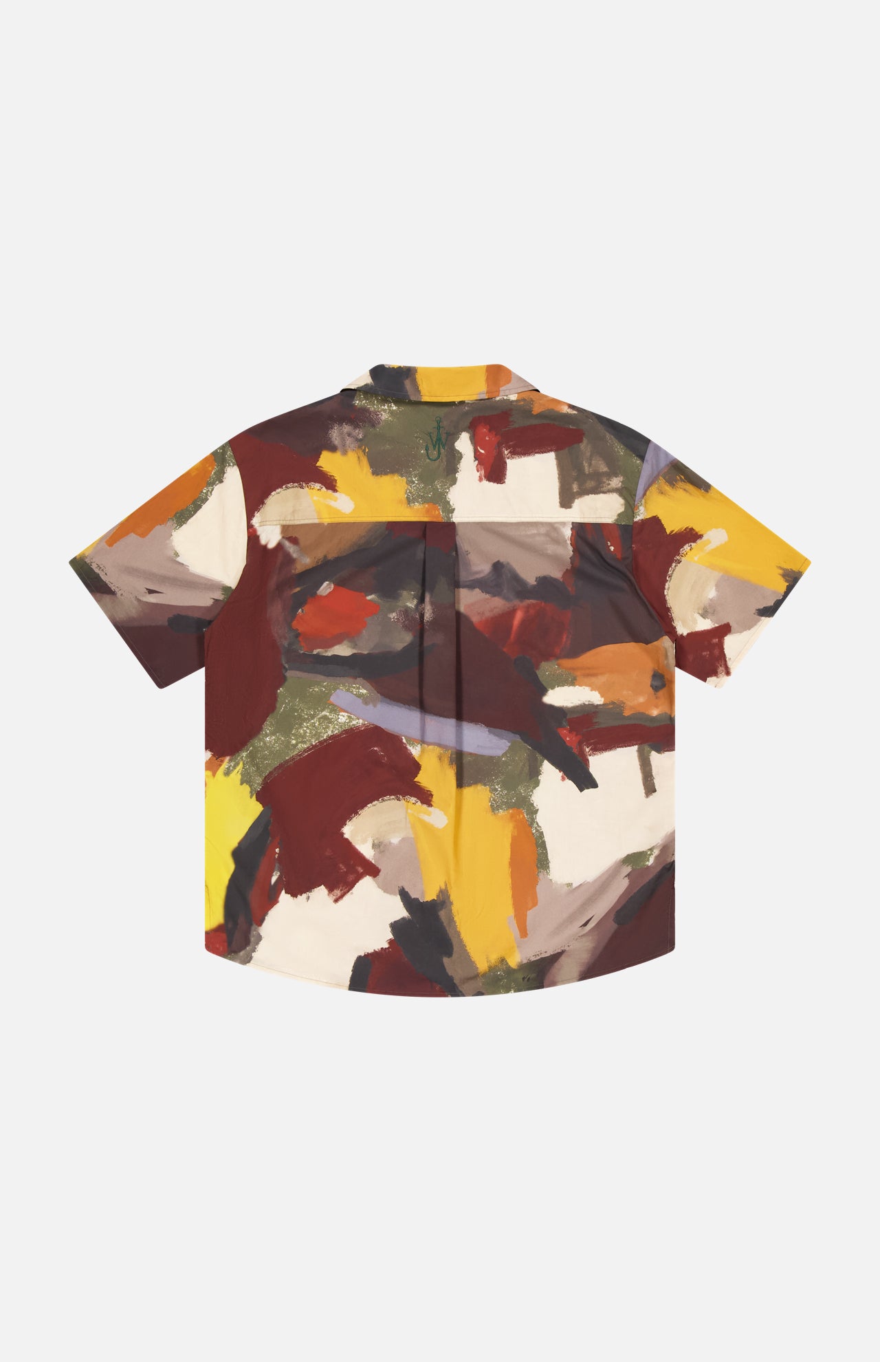 Short Sleeve Abstract Printed Shirt (14622007296363)