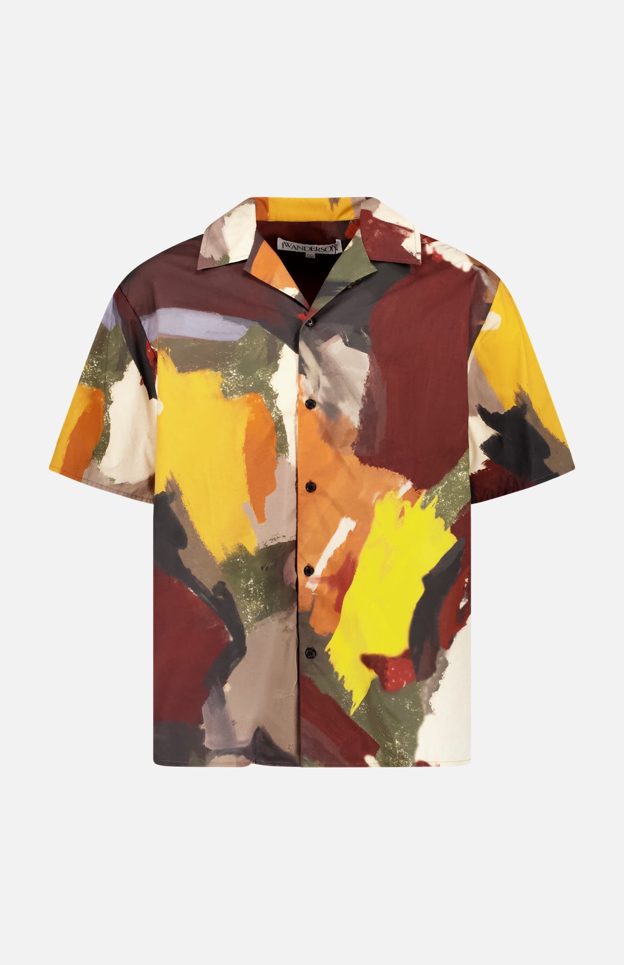 Short Sleeve Abstract Printed Shirt (14622007296363)