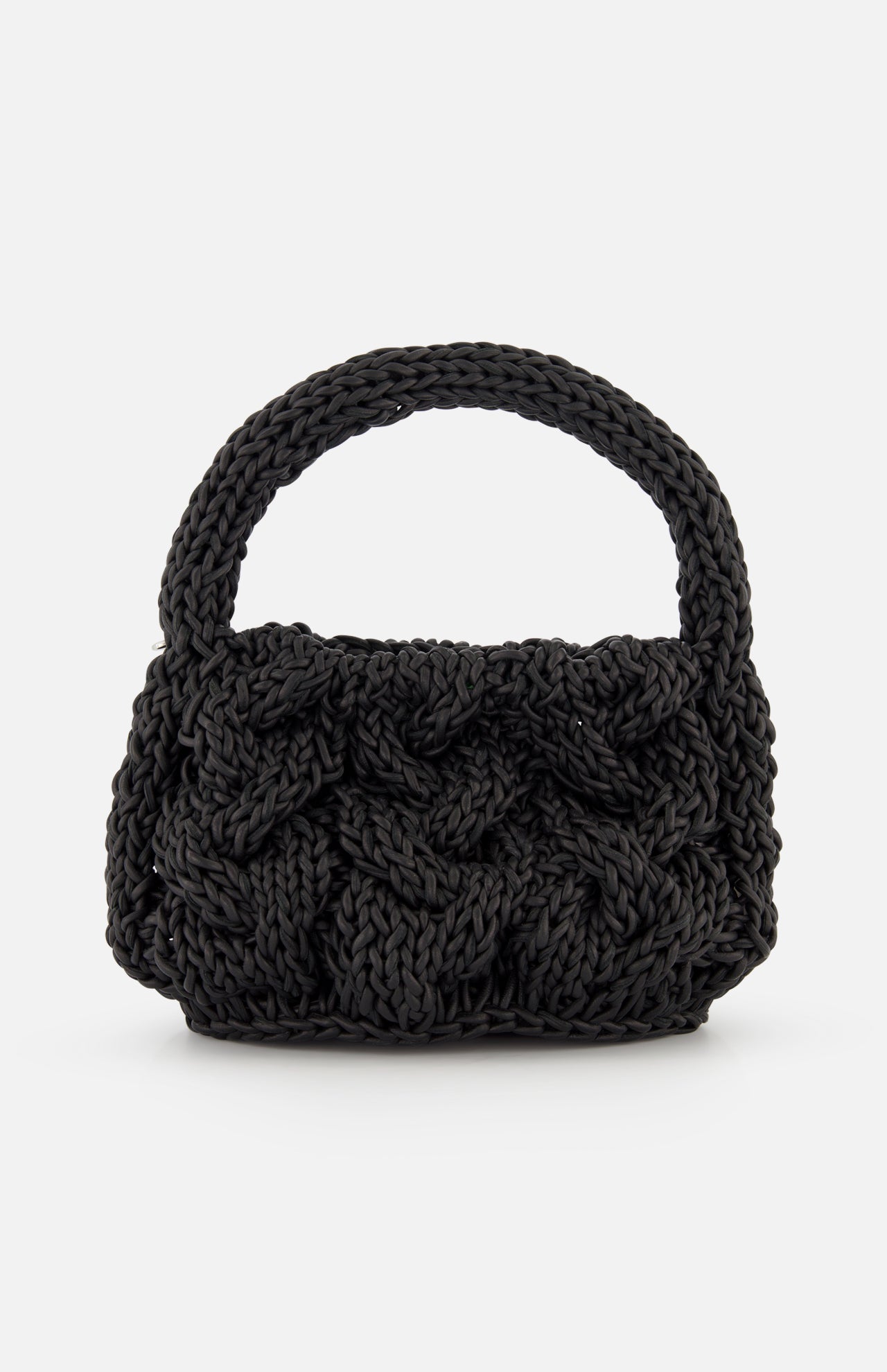 トートバッグ JW ANDERSON Women Messenger Bags HB0712LA0365999 Black JW Anderson Women's Small Cable Knit Bag | A.K. Rikk's