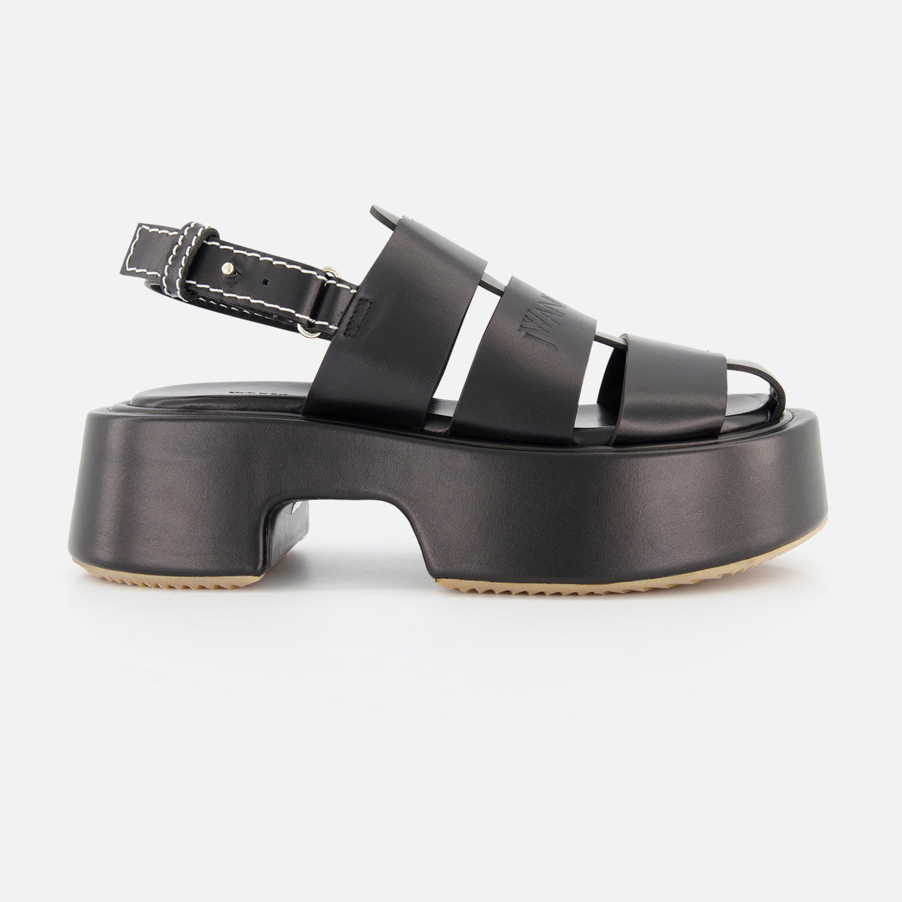 Stripe Platform Sandal (14622006935915)