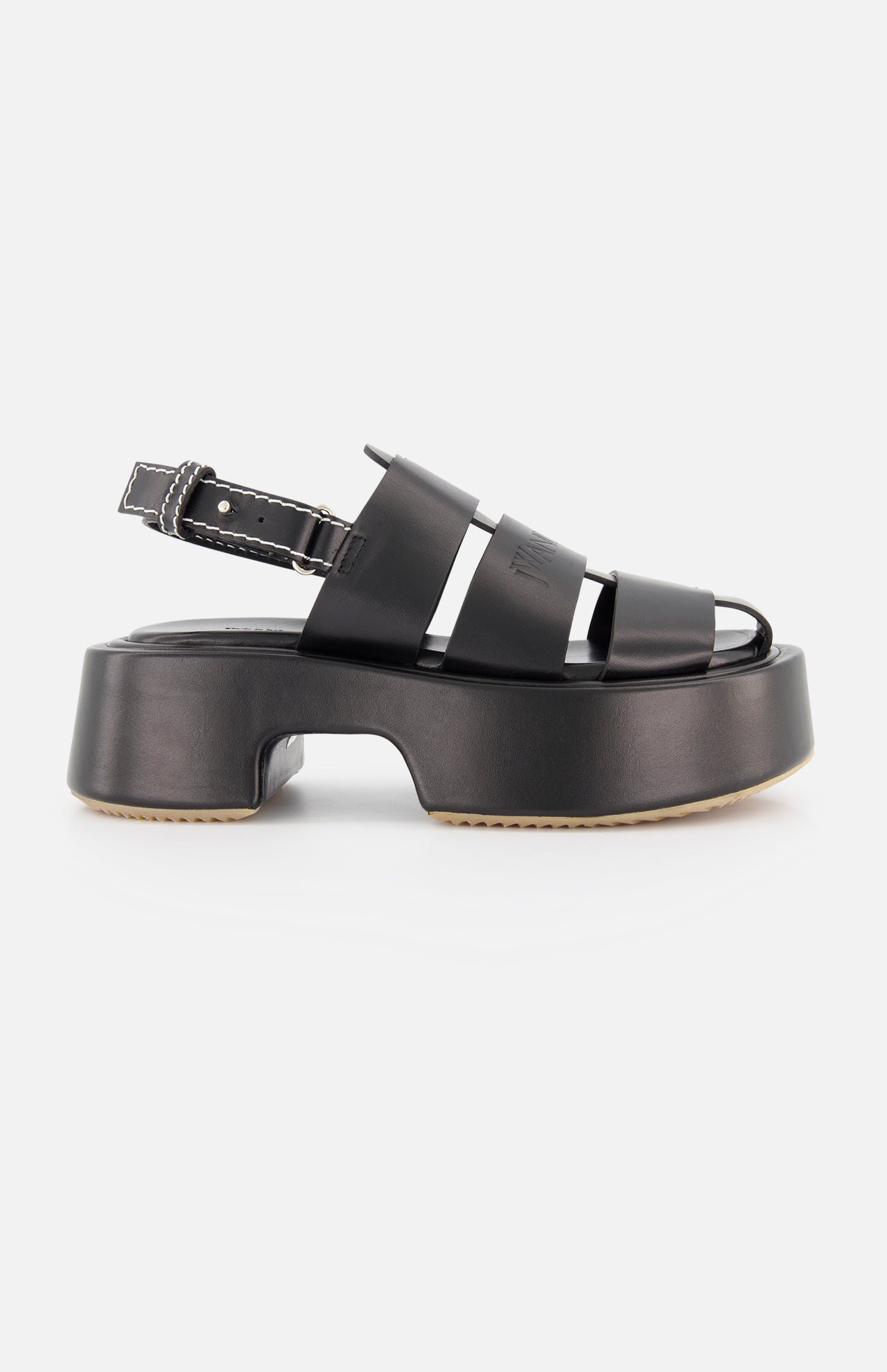 Stripe Platform Sandal (14622006935915)