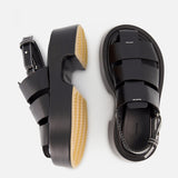 Stripe Platform Sandal (14622006935915)