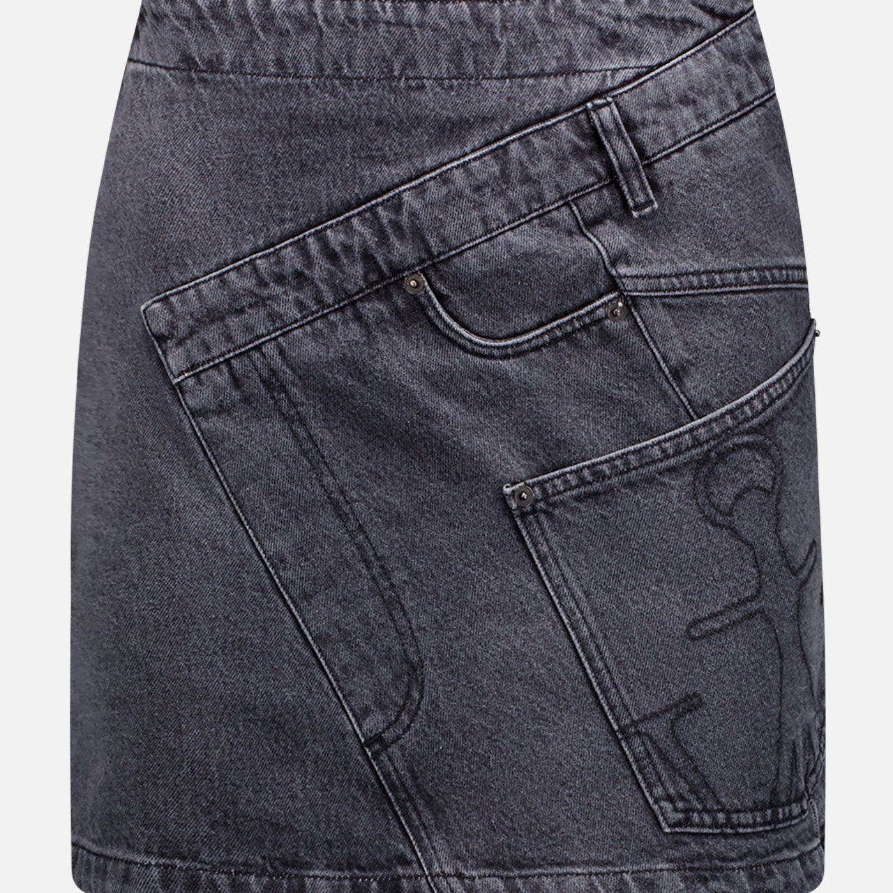Twisted Mini Skirt (7503628140659)