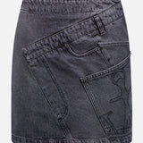 Twisted Mini Skirt (7503628140659)