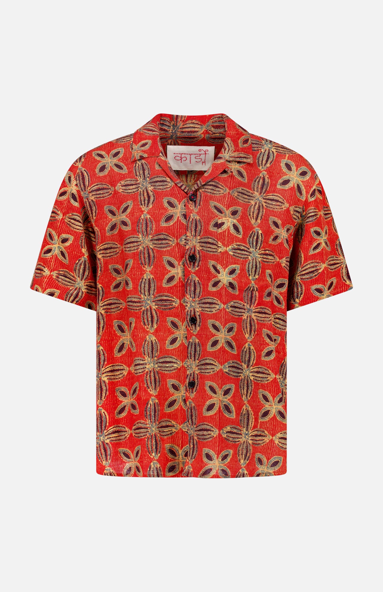 Ronon Short Sleeve Silk Shirt (14687116067179)