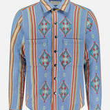 Woody Cotton Print Overshirt